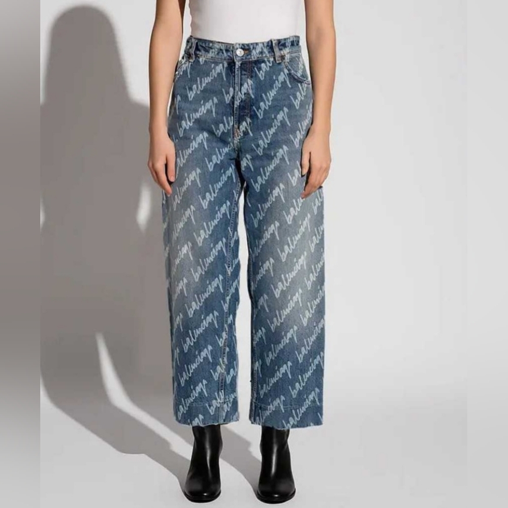 Balenciaga Distressed Boyfriend Jeans